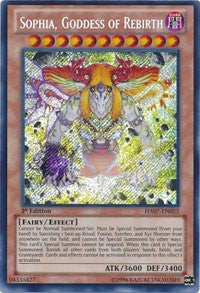 Sophia, Goddess of Rebirth [HA07-EN055] Secret Rare | Mega City Incorporated