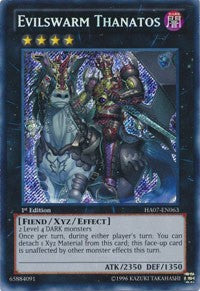 Evilswarm Thanatos [HA07-EN063] Secret Rare | Mega City Incorporated