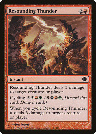 Resounding Thunder [Shards of Alara] | Mega City Incorporated