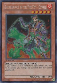 Brotherhood of the Fire Fist - Coyote [LTGY-EN082] Secret Rare | Mega City Incorporated