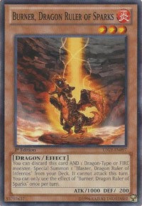 Burner, Dragon Ruler of Sparks [LTGY-EN097] Common | Mega City Incorporated