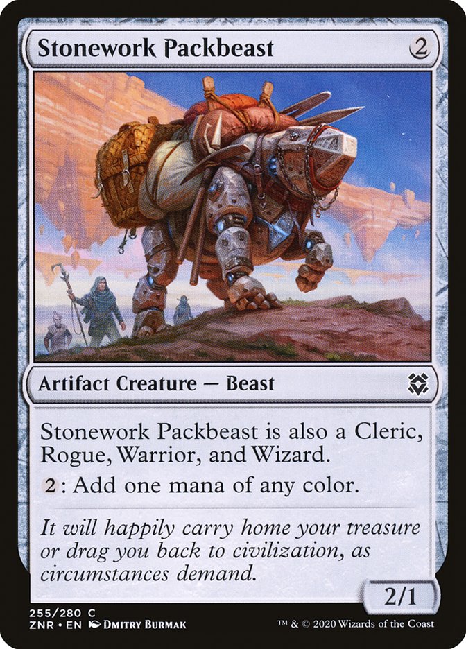 Stonework Packbeast [Zendikar Rising] | Mega City Incorporated