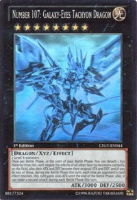 Number 107: Galaxy-Eyes Tachyon Dragon [LTGY-EN044] Ghost Rare | Mega City Incorporated