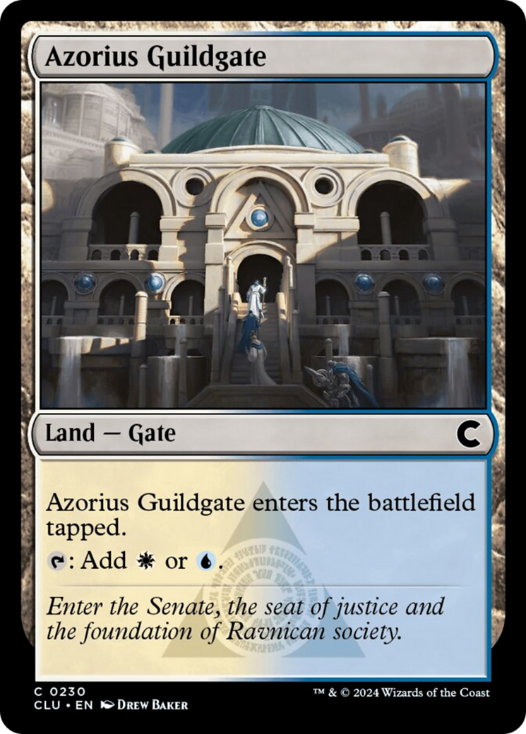 Azorius Guildgate [Ravnica: Clue Edition] | Mega City Incorporated