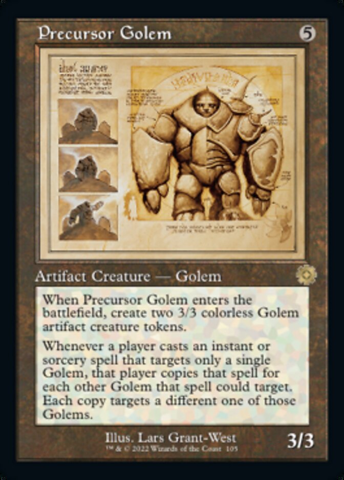 Precursor Golem (Retro Schematic) [The Brothers' War Retro Artifacts] | Mega City Incorporated