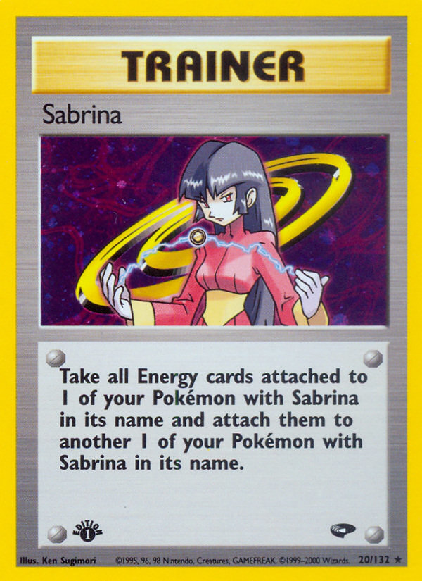 Sabrina (20/132) [Gym Challenge 1st Edition] | Mega City Incorporated