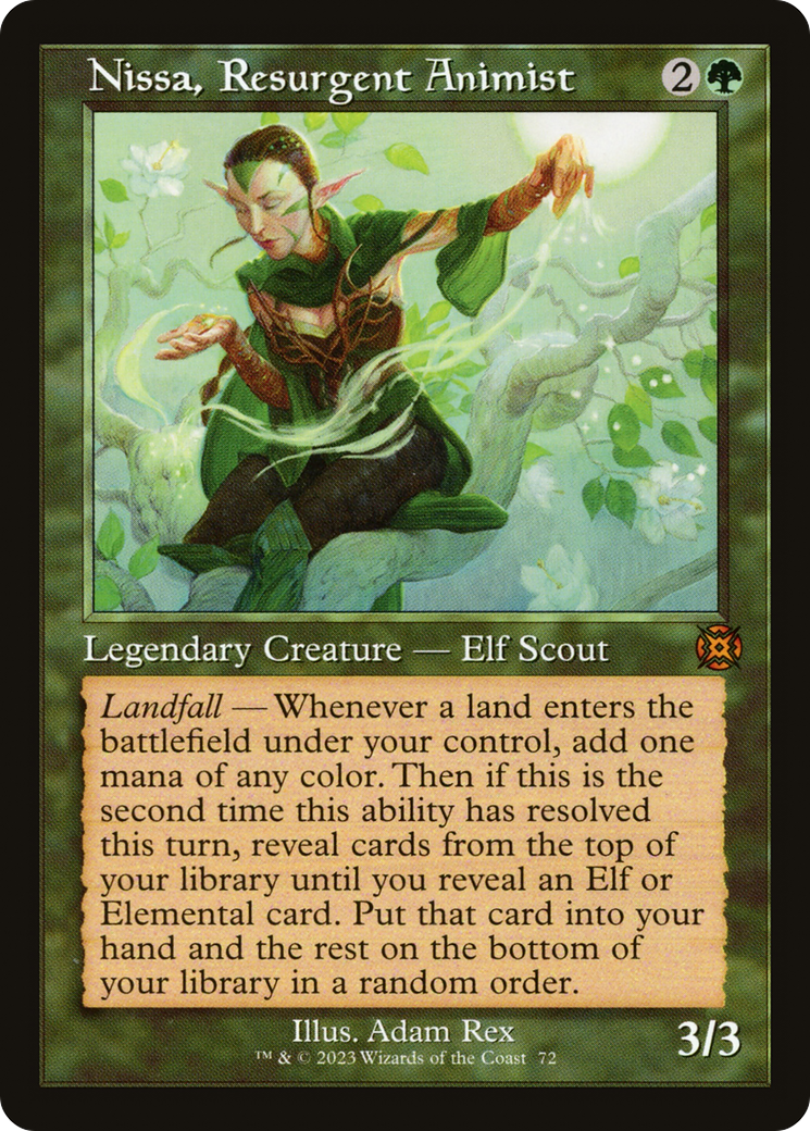 Nissa, Resurgent Animist (Retro) [March of the Machine: The Aftermath] | Mega City Incorporated