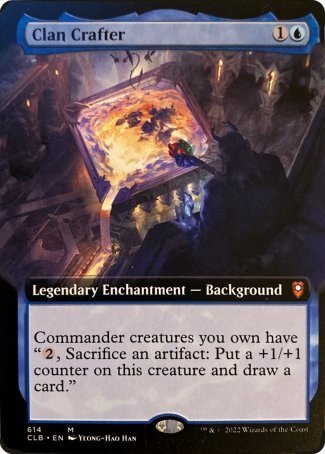 Clan Crafter (Extended Art) [Commander Legends: Battle for Baldur's Gate] | Mega City Incorporated