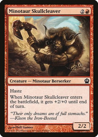 Minotaur Skullcleaver [Theros] | Mega City Incorporated