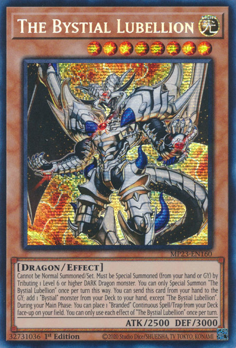 The Bystial Lubellion [MP23-EN160] Prismatic Secret Rare | Mega City Incorporated