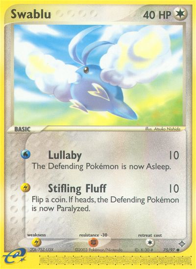 Swablu (75/97) [EX: Dragon] | Mega City Incorporated