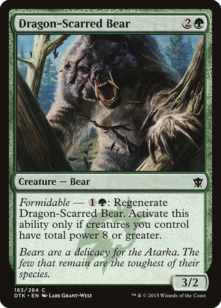 Dragon-Scarred Bear [Dragons of Tarkir] | Mega City Incorporated