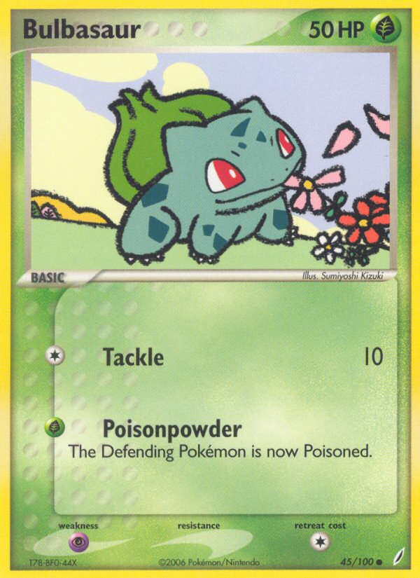 Bulbasaur (45/100) [EX: Crystal Guardians] | Mega City Incorporated