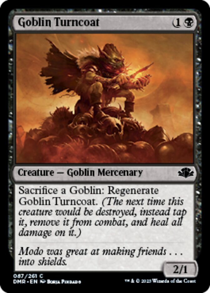 Goblin Turncoat [Dominaria Remastered] | Mega City Incorporated