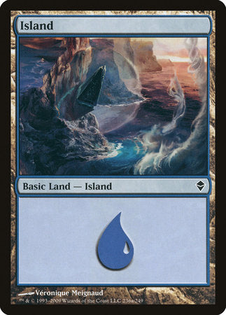 Island (236a) [Zendikar] | Mega City Incorporated