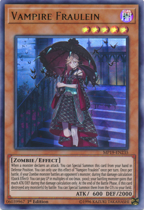 Vampire Fraulein [MP19-EN235] Ultra Rare | Mega City Incorporated