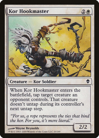 Kor Hookmaster [Zendikar] | Mega City Incorporated