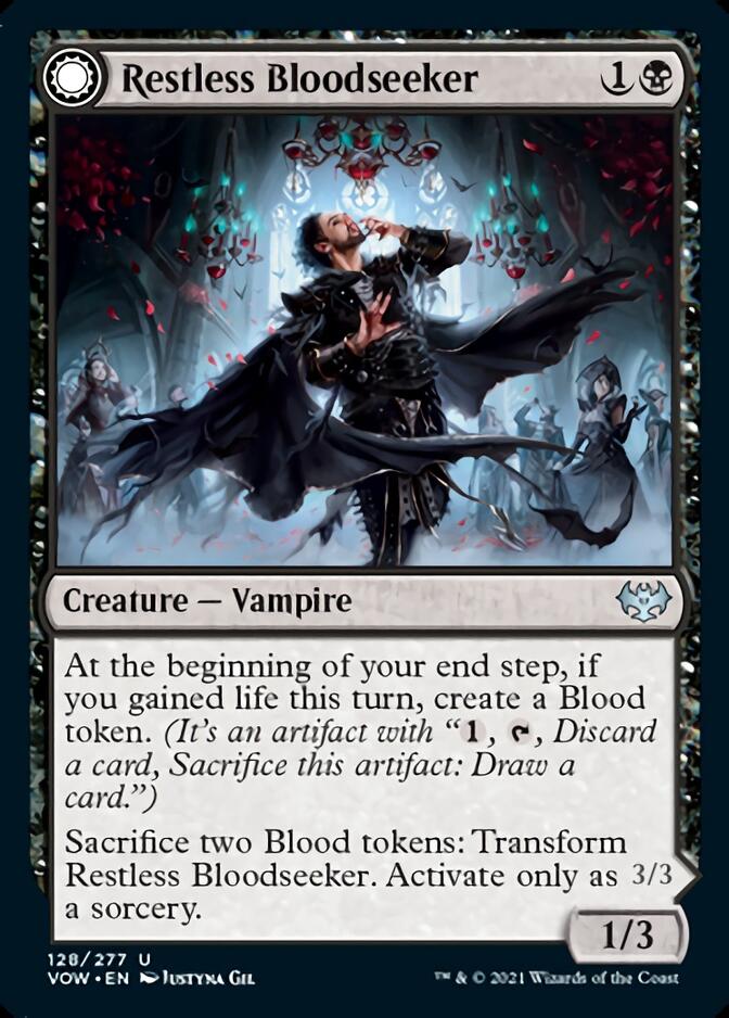 Restless Bloodseeker // Bloodsoaked Reveler [Innistrad: Crimson Vow] | Mega City Incorporated