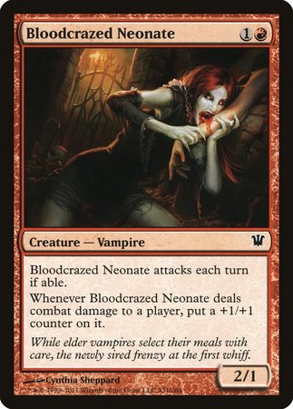 Bloodcrazed Neonate [Innistrad] | Mega City Incorporated