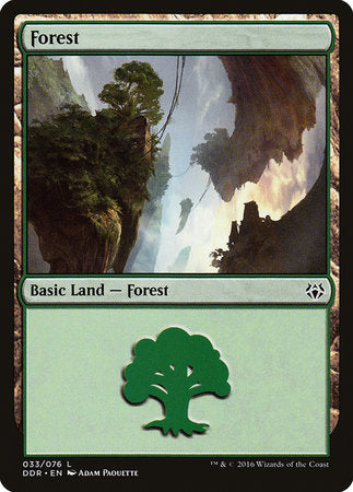 Forest (33) [Duel Decks: Nissa vs. Ob Nixilis] | Mega City Incorporated