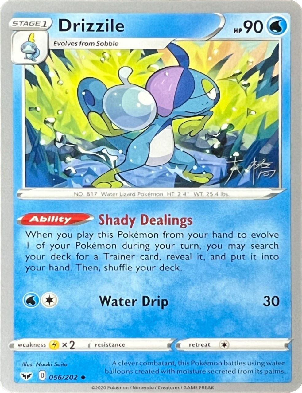 Drizzile (056/202) (Ice Rider Palkia - Rikuto Ohashi) [World Championships 2022] | Mega City Incorporated