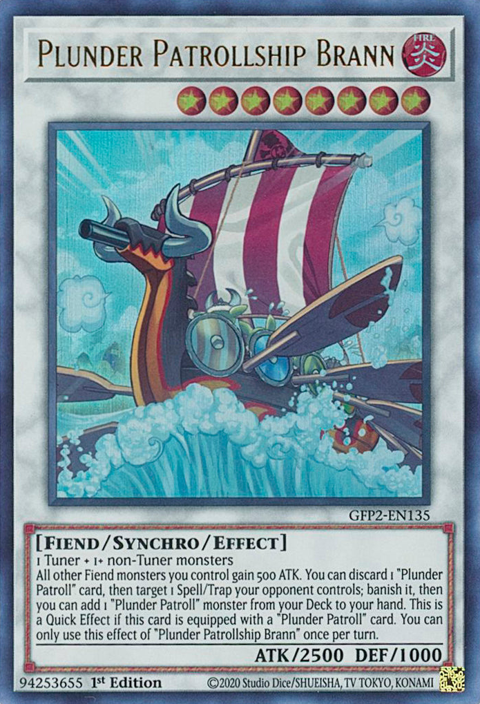 Plunder Patrollship Brann [GFP2-EN135] Ultra Rare | Mega City Incorporated