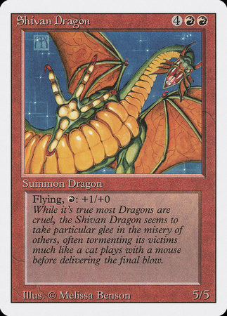 Shivan Dragon [Revised Edition] | Mega City Incorporated