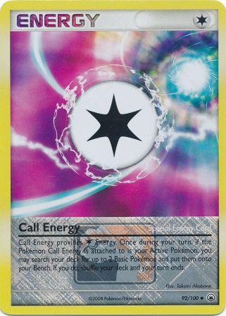 Call Energy (92/100) (League Promo) [Diamond & Pearl: Majestic Dawn] | Mega City Incorporated