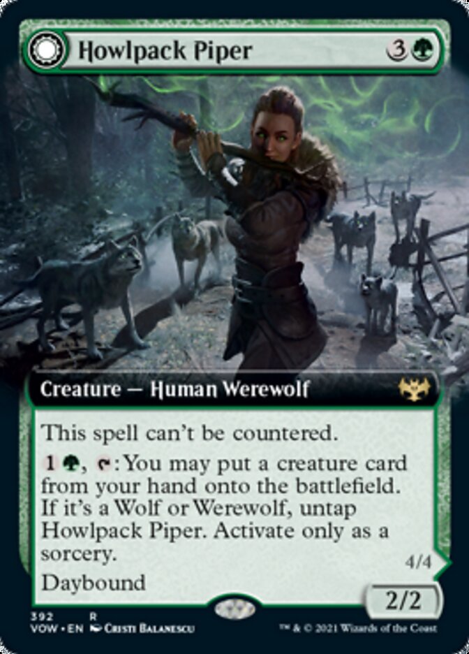 Howlpack Piper // Wildsong Howler (Extended) [Innistrad: Crimson Vow] | Mega City Incorporated