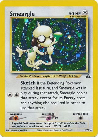 Smeargle (11/75) [Neo Discovery Unlimited] | Mega City Incorporated