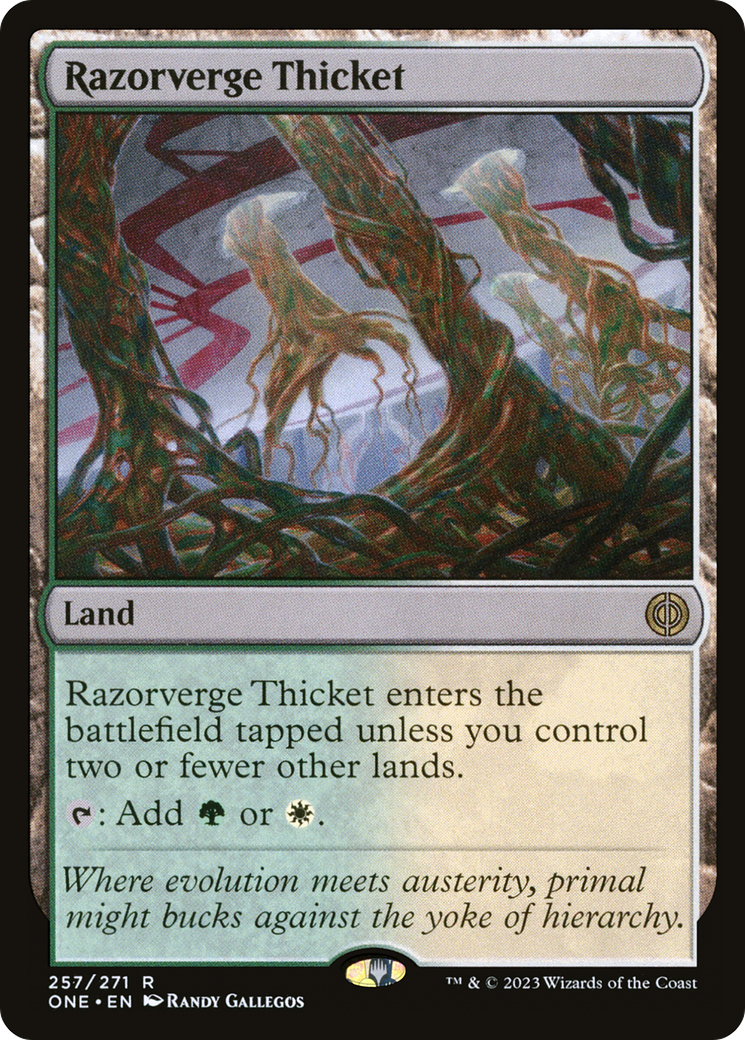 Razorverge Thicket [Phyrexia: All Will Be One] | Mega City Incorporated