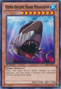 Hyper-Ancient Shark Megalodon [BP02-EN121] Rare | Mega City Incorporated