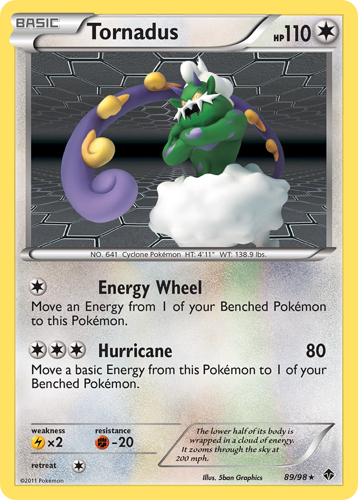 Tornadus (89/98) [Black & White: Emerging Powers] | Mega City Incorporated