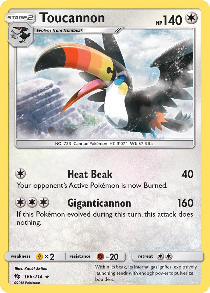 Toucannon (166/214) [Sun & Moon: Lost Thunder] | Mega City Incorporated