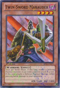 Twin-Sword Marauder [BP02-EN079] Mosaic Rare | Mega City Incorporated