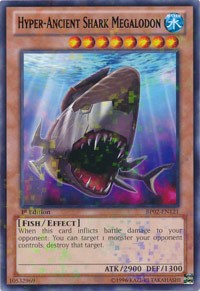 Hyper-Ancient Shark Megalodon [BP02-EN121] Mosaic Rare | Mega City Incorporated