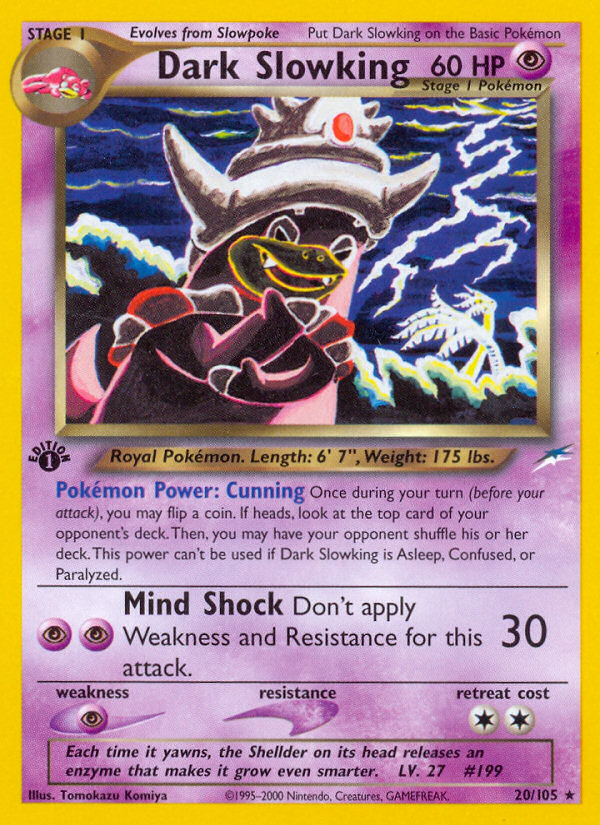 Dark Slowking (20/105) [Neo Destiny 1st Edition] | Mega City Incorporated