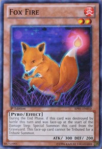 Fox Fire [BP01-EN010] Starfoil Rare | Mega City Incorporated