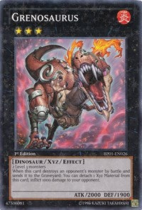 Grenosaurus [BP01-EN026] Starfoil Rare | Mega City Incorporated