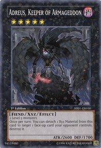 Adreus, Keeper of Armageddon [BP01-EN030] Starfoil Rare | Mega City Incorporated