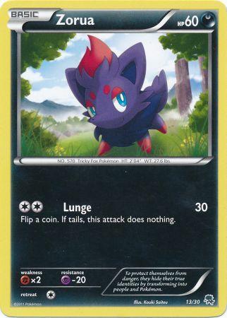 Zorua (13/30) [Black & White: Trainer Kit - Zoroark] | Mega City Incorporated