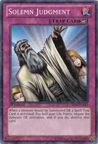 Solemn Judgment [BP01-EN047] Starfoil Rare | Mega City Incorporated
