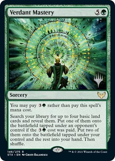 Verdant Mastery (Promo Pack) [Strixhaven: School of Mages Promos] | Mega City Incorporated