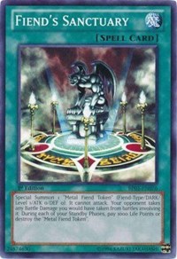 Fiend's Sanctuary [BP01-EN076] Starfoil Rare | Mega City Incorporated