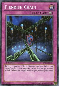 Fiendish Chain [BP01-EN105] Starfoil Rare | Mega City Incorporated