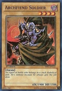 Archfiend Soldier [BP01-EN112] Starfoil Rare | Mega City Incorporated