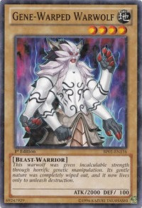 Gene-Warped Warwolf [BP01-EN116] Starfoil Rare | Mega City Incorporated