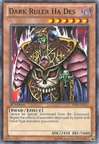 Dark Ruler Ha Des [BP01-EN122] Starfoil Rare | Mega City Incorporated