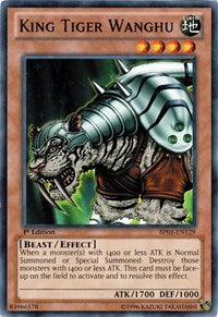 King Tiger Wanghu [BP01-EN129] Starfoil Rare | Mega City Incorporated