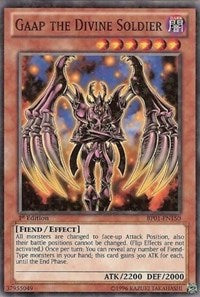 Gaap the Divine Soldier [BP01-EN150] Starfoil Rare | Mega City Incorporated